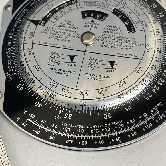 VFR Navigation Planning Set E6B Flight Computer Rotary Plotter VFR Flight Poster - Picture 12 of 17